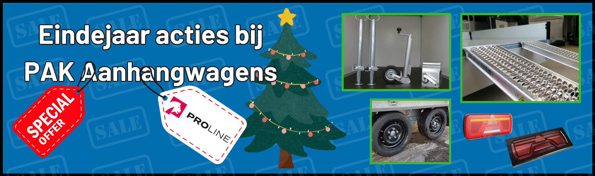 Banner eindejaar acties Proline PAK