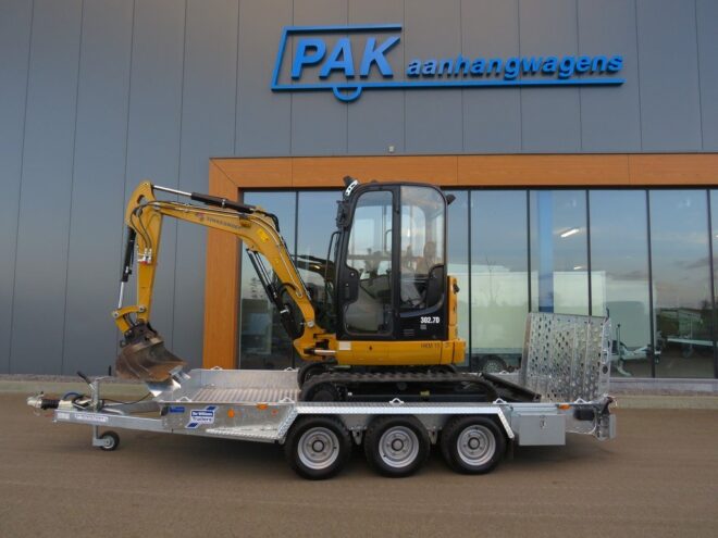 Ifor Williams machinetransporter 419x184cm 3500kg PAK Aanhangwagens praktijk