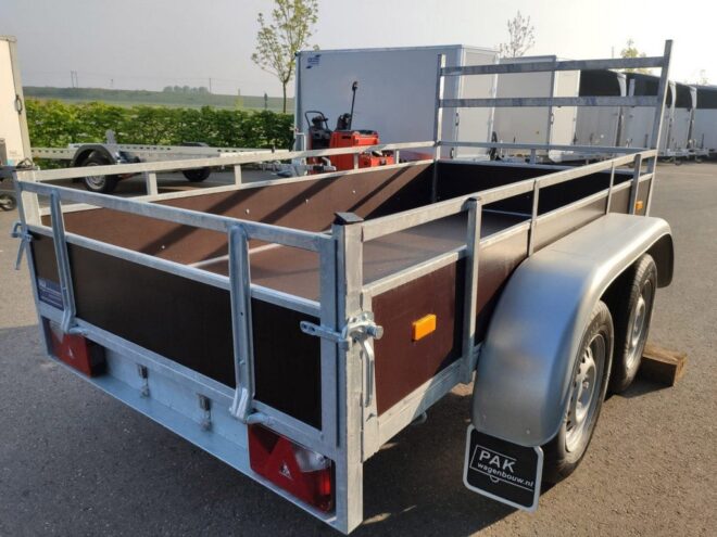 Loady tandemas aanhanger 254x130cm 750kg van PAK Aanhangwagens 5